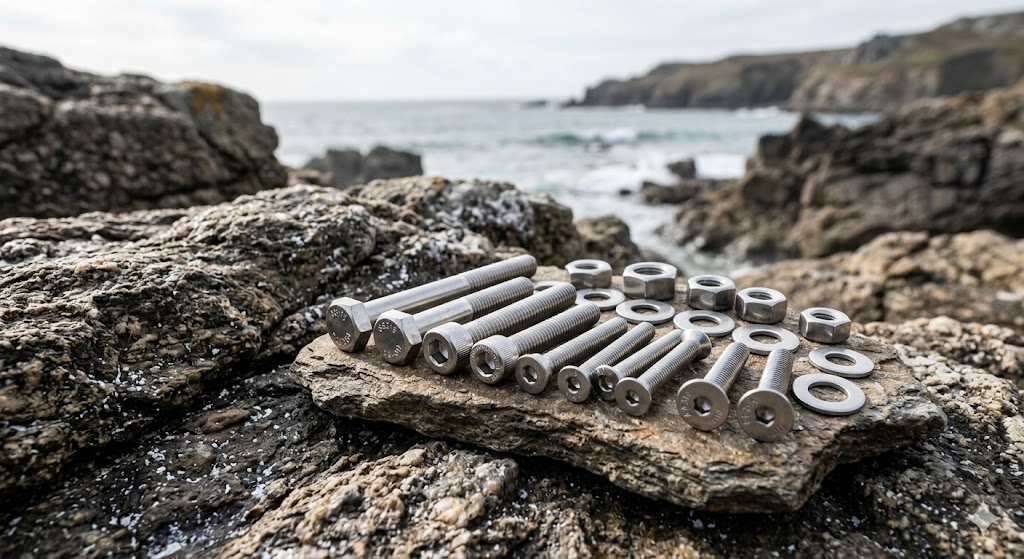 316 marine grade stainless fastener for seaside & coastal construction