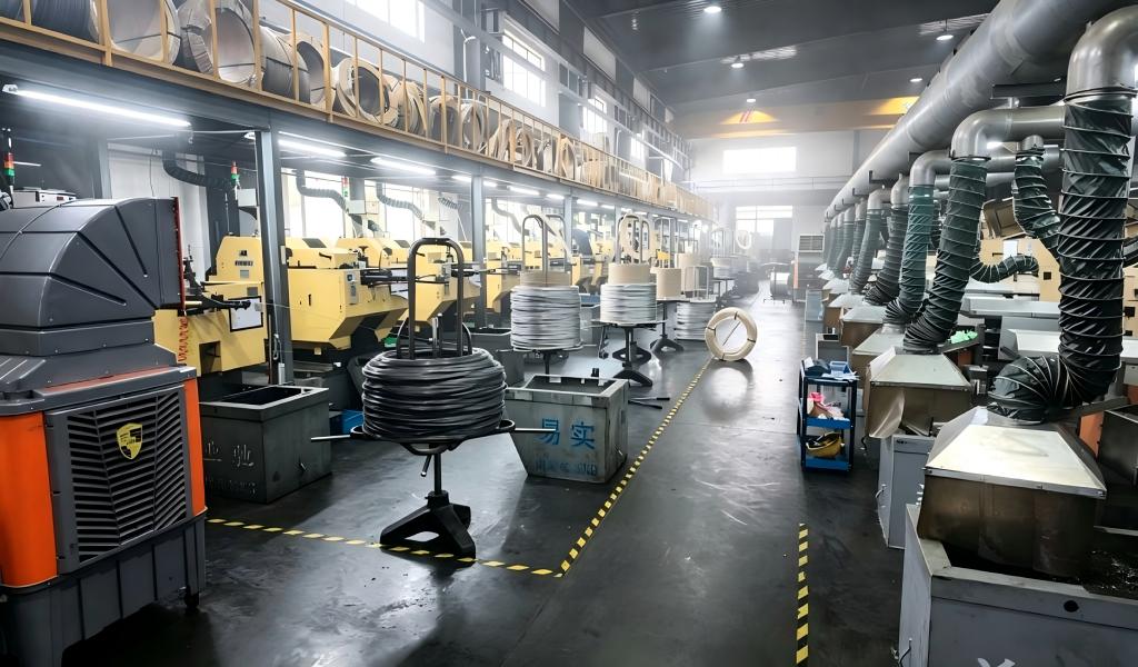 Raw material wire drawing machine