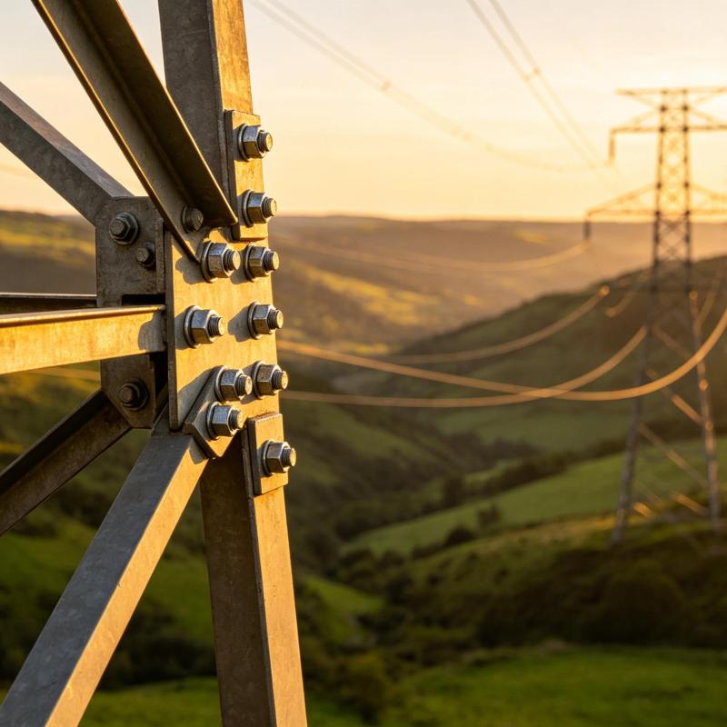 Transmission Tower Bolts: Galvanized High-Strength Fasteners for LatAm Power Grid Expansion  | EC Fastener