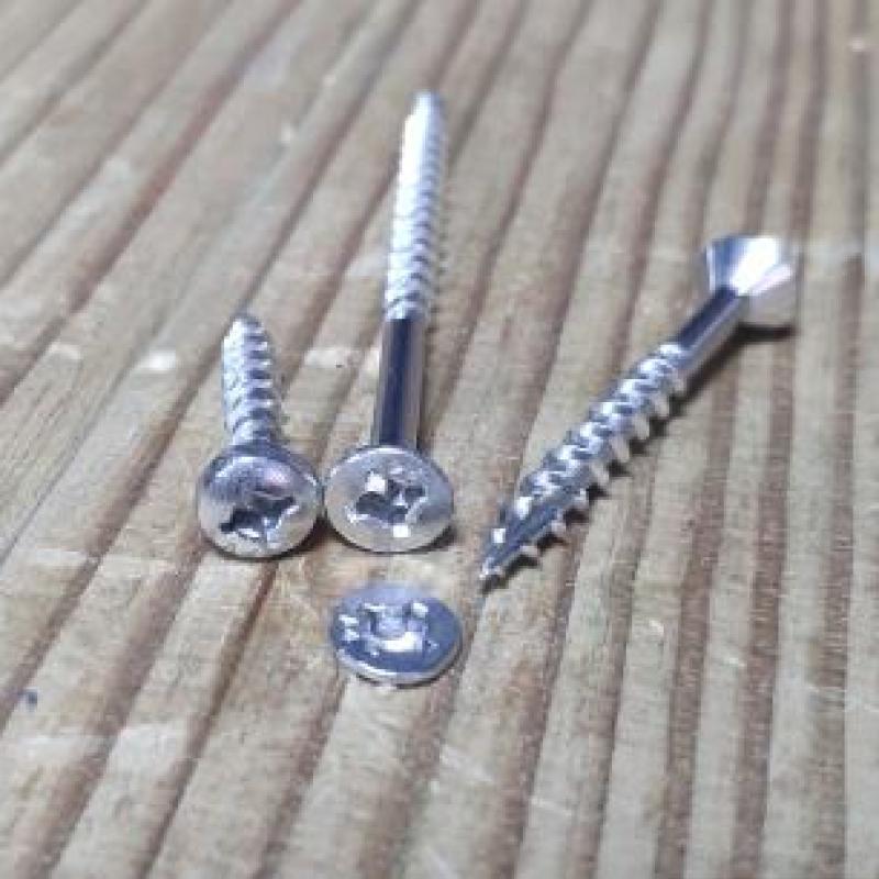 Square‑Phillips Quadrex Combo Drive Multi‑Purpose Screw | SS304 SS316 for Wood‑Metal‑Plastic Cabinet RV Marine Fastener