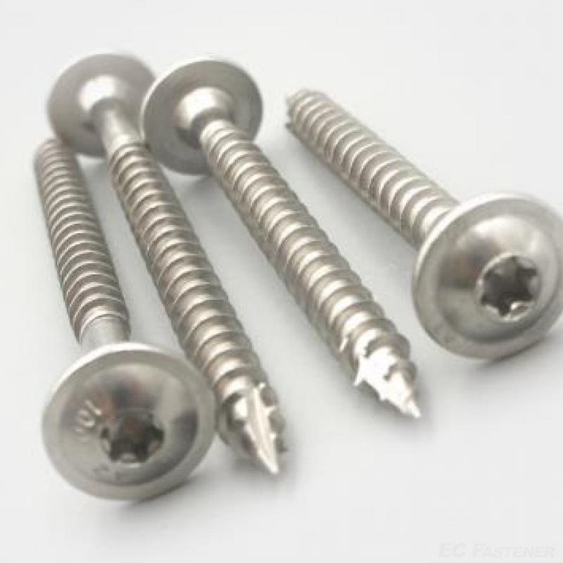 SS304 SS316 Wafer Head Anti-Split Stainless Steel Timber Deck Screws