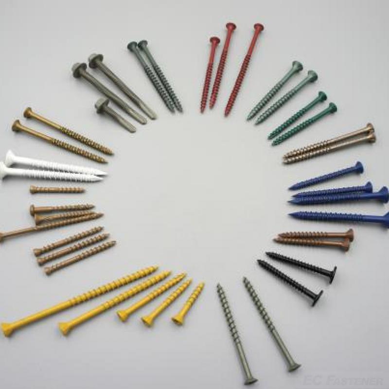 RXB Coating High Salt Spray Anti-Corrosion Carbon Steel Wood Screws