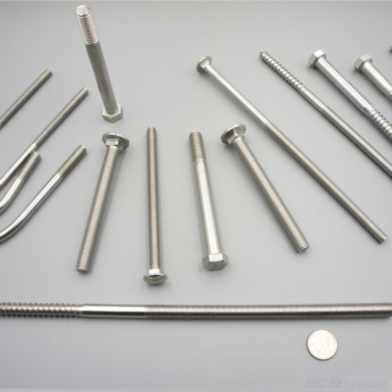 Extra Long Fasteners - Heavy Duty Custom Length Construction Bolts