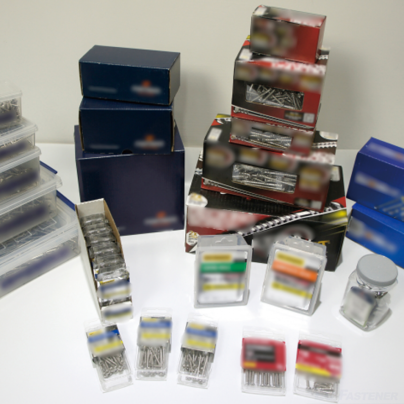 Custom Printed Customized Packaging For Deck Screws & Timber Fasteners Export