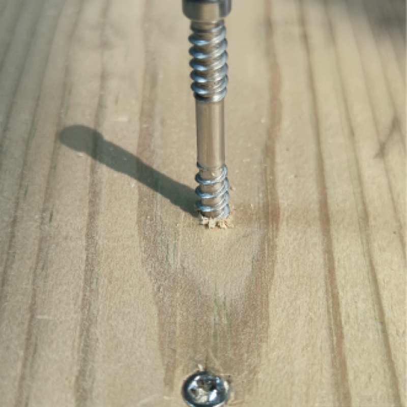 Cylindrical Round Head Precision Thread Outdoor Deck Screws Carbon & Stainless Steel